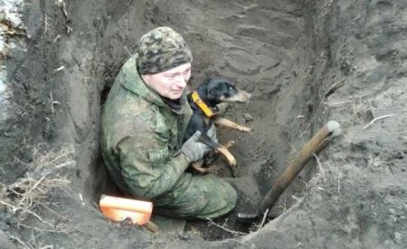 Kursk Hunter Spent 5 Days Searching Underground For A Dog That Got Into A Badger Town