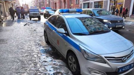 In January 2021, Specialists In The Protection Of Diplomatic Missions And The Identification Of Corpses Came Out To Disperse Protests In St. Petersburg