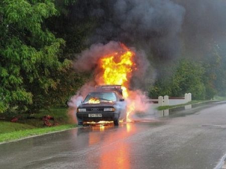 Three Civilians Were Killed When A Car Was Blown Up On The Donetsk-Gorlovka Highway