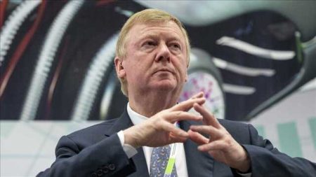 Peskov confirmed the dismissal of Chubais at his own request