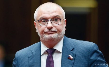 Deputy Klishas, a wealthy landowner and strict lawmaker Andrei Klishas