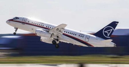 Rossiya Airlines Superjet Skidded Off The Runway At Pulkovo