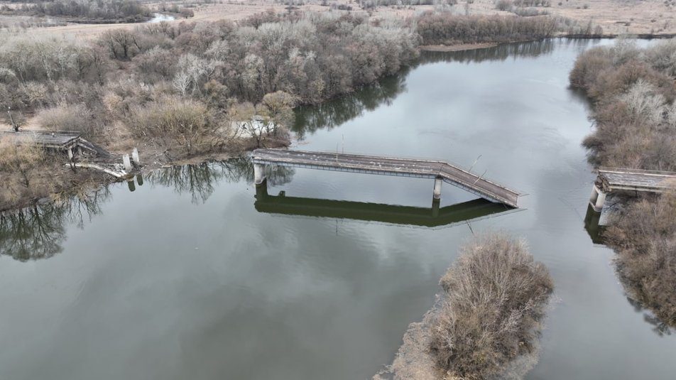 “Highway-South” In Two Years And 566 Million Should Rebuild The Blown-Up Bridge In The Sumy Region (Photo)