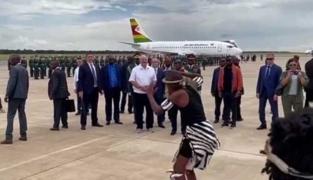 Lukashenka Was Seen Off In Zimbabwe By A Goat