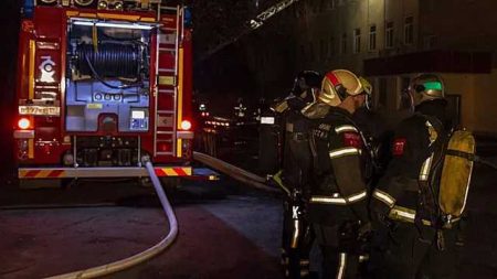 In Moscow, two people died in a fire in an apartment