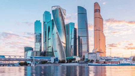 A Pyramid Was Constructed On Top Of Apartments In Moscow City